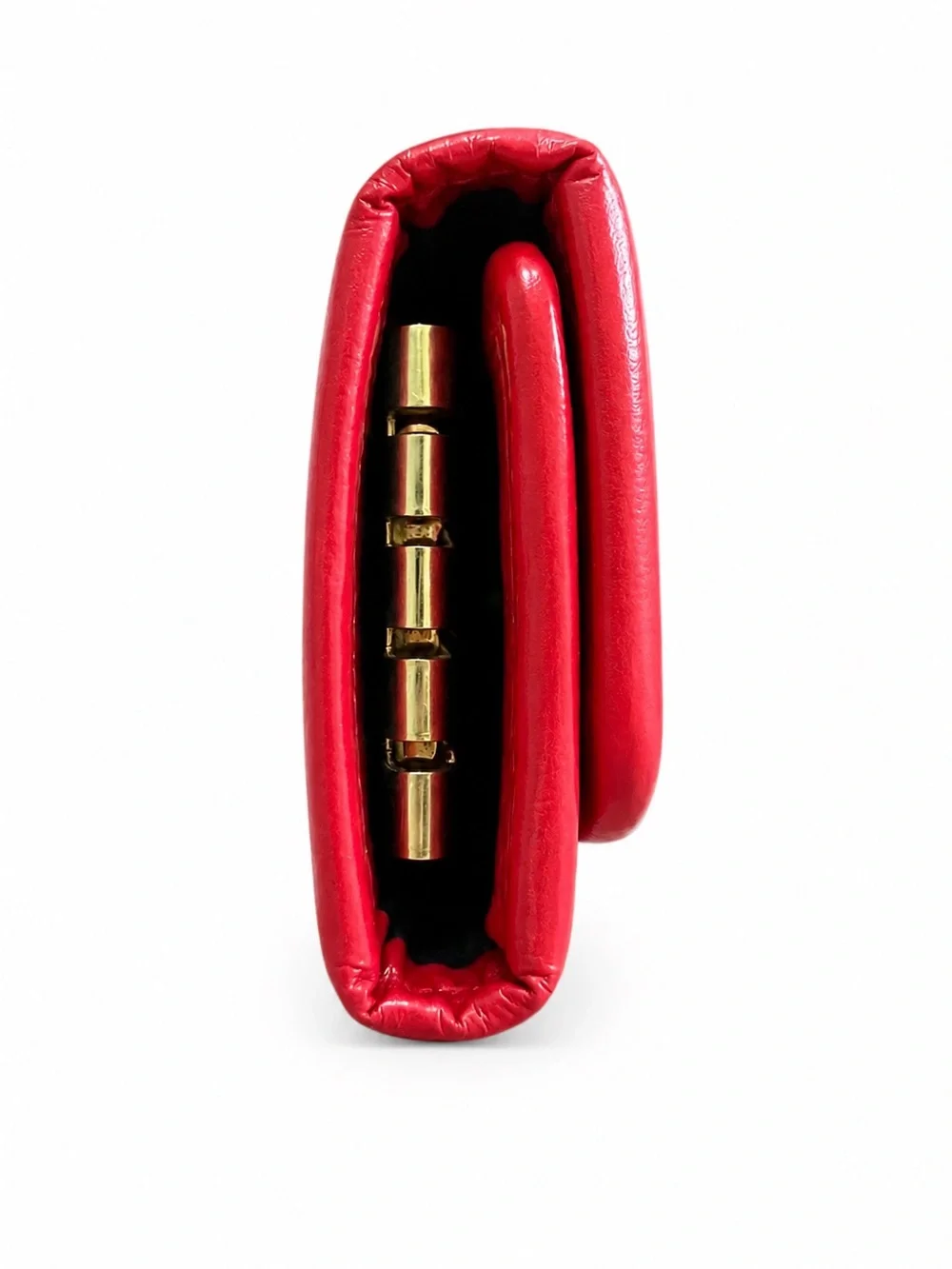 Kitamura Black and Red Leather Key Holder Case